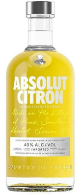 VODKA ABSOLUT CITRON BOTELLA